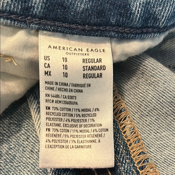 American Eagle Outfitters Light Blue Denim Jeans - Picture 4 of 6